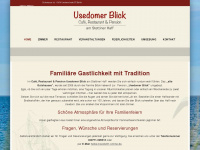 usedomerblick.de Webseite Vorschau
