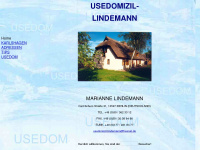 usedomizil-lindemann.de Webseite Vorschau