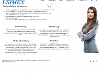 usimex.de Webseite Vorschau
