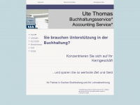 ut-accounting.de Webseite Vorschau