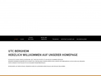 utc-bergheim.at Webseite Vorschau