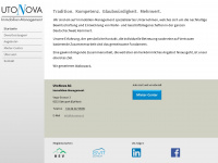 utonova.ch Webseite Vorschau
