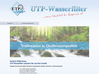 utp-wasserfilter.de Webseite Vorschau