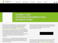 uub-schwan.de Webseite Vorschau