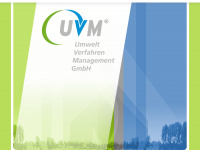 uvm-gmbh.de Webseite Vorschau