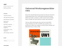 uw1.ch Webseite Vorschau