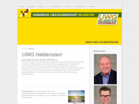 uwg-heldenstein.de Webseite Vorschau