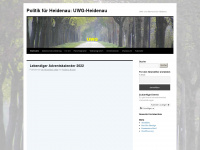 uwg-heidenau.de Webseite Vorschau