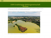 uwm-molfsee.de Webseite Vorschau