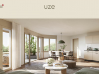 uze.ch Webseite Vorschau