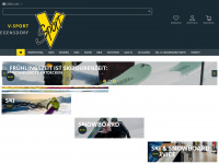 v-sport.ch Webseite Vorschau