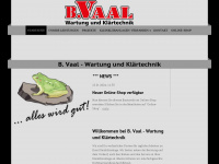 vaal-klaertechnik.de Webseite Vorschau