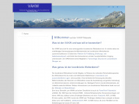 vakw.ch Webseite Vorschau