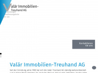 valaer-immo.ch Webseite Vorschau