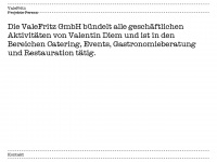 valefritz.ch Webseite Vorschau