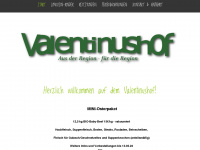 valentinushof.de Webseite Vorschau