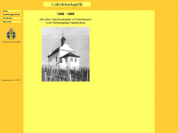valentinuskapelle.de Webseite Vorschau