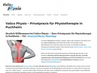 valico-physio.de Webseite Vorschau