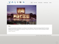 valin.ch Webseite Vorschau