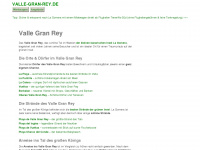 valle-gran-rey.de Webseite Vorschau