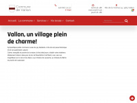 vallon.ch Webseite Vorschau