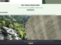 valsernaturstein.ch Webseite Vorschau