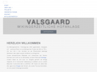 valsgaard.de Webseite Vorschau