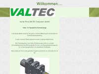 valtec.ch Webseite Vorschau