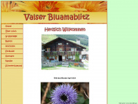 valserbluamablitz.ch Webseite Vorschau