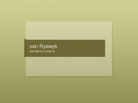 van-ryswyk.de Webseite Vorschau
