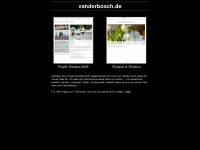 vanderbosch.de Webseite Vorschau