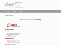 vario.at Webseite Vorschau