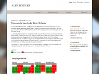 alte-scheuer.de Webseite Vorschau