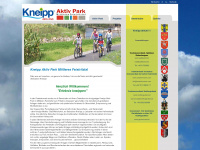 kneipp-aktiv-park.at Webseite Vorschau