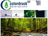 colordruck.net Webseite Vorschau