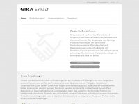 einkauf.gira.de Webseite Vorschau