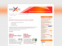 easyxms.com Webseite Vorschau