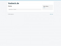 vasbeck.de Webseite Vorschau