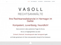 vasoll.at Webseite Vorschau