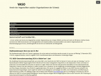 vaso.ch Webseite Vorschau