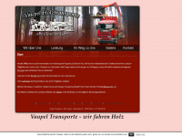 vaupel-transporte.de Webseite Vorschau