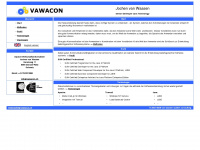 vawacon.ch Webseite Vorschau