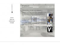 vb-lighting.ch Webseite Vorschau