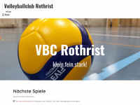 vbcrothrist.ch Webseite Vorschau