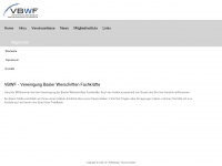 vbwf.ch Webseite Vorschau