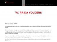 vc-volders.at Webseite Vorschau