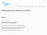 vdcpt.ch Webseite Vorschau
