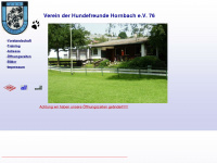 vdh-hornbach.de Webseite Vorschau