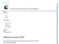 vehp.ch Webseite Vorschau