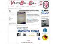velberter-boxclub.de Webseite Vorschau